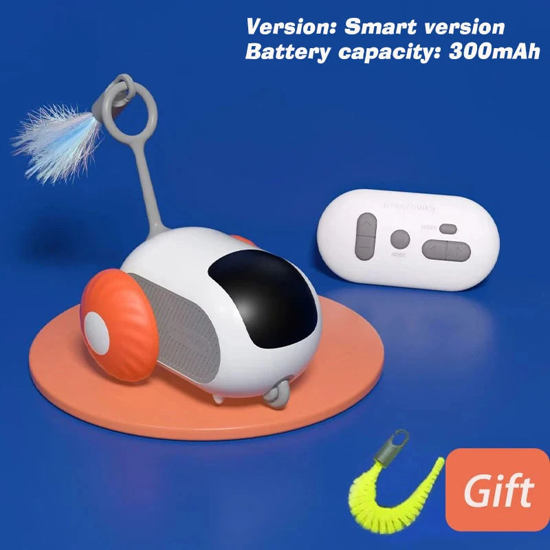 Smart Cat Toy Pet Interactive Automatic Moving Remote Electric Car Toys Upgraded Version Rechargeable Kitten Training Game Toys