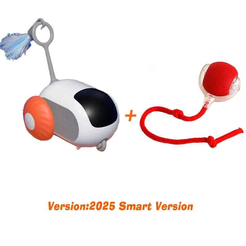 Smart Cat Toy Pet Interactive Automatic Moving Remote Electric Car Toys Upgraded Version Rechargeable Kitten Training Game Toys