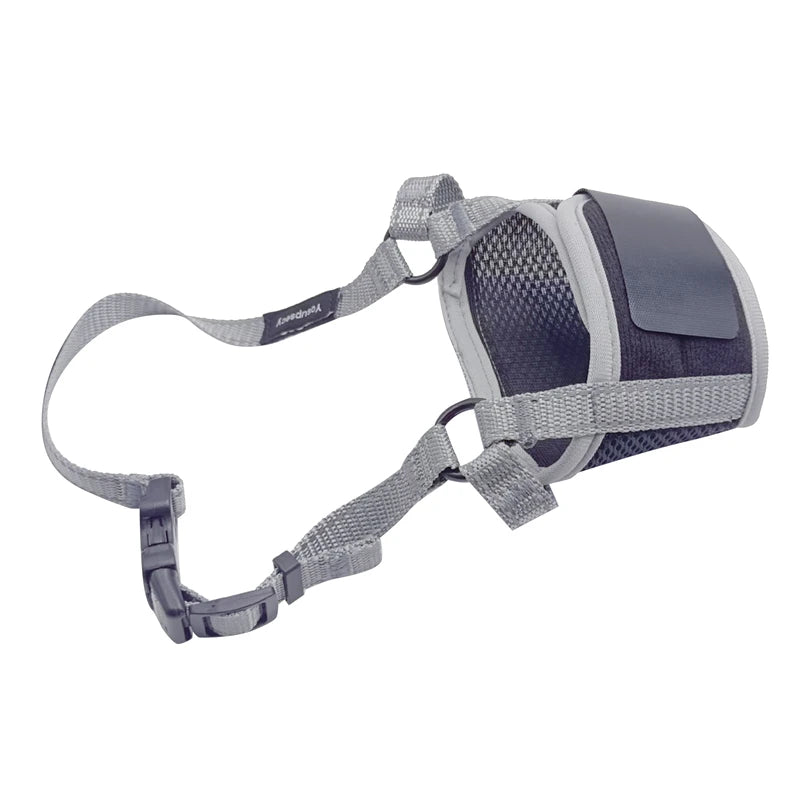 Dog Muzzle Puppy and Large Dog Anti Barking Adjustable Anti-biting Mesh Breathable Soft Pet Mouth Muzzles Straps Doggie Supplies
