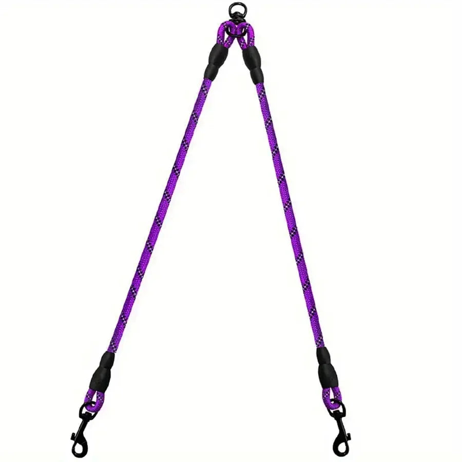 Dual Dog Leash - 360 Swivel No Tangle Walking Leash for Small Dogs - Double the Fun and Safety on Walks