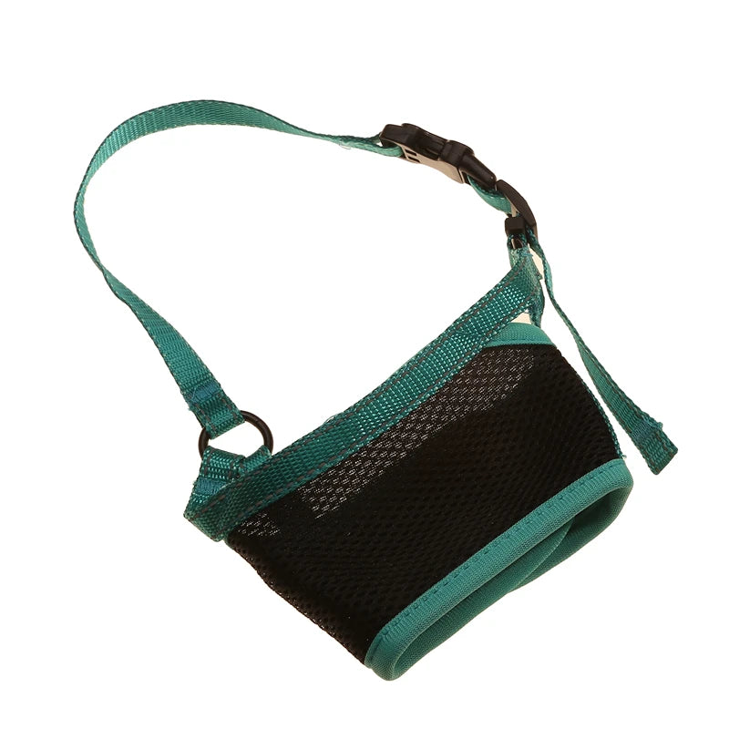 Dog Muzzle Puppy and Large Dog Anti Barking Adjustable Anti-biting Mesh Breathable Soft Pet Mouth Muzzles Straps Doggie Supplies